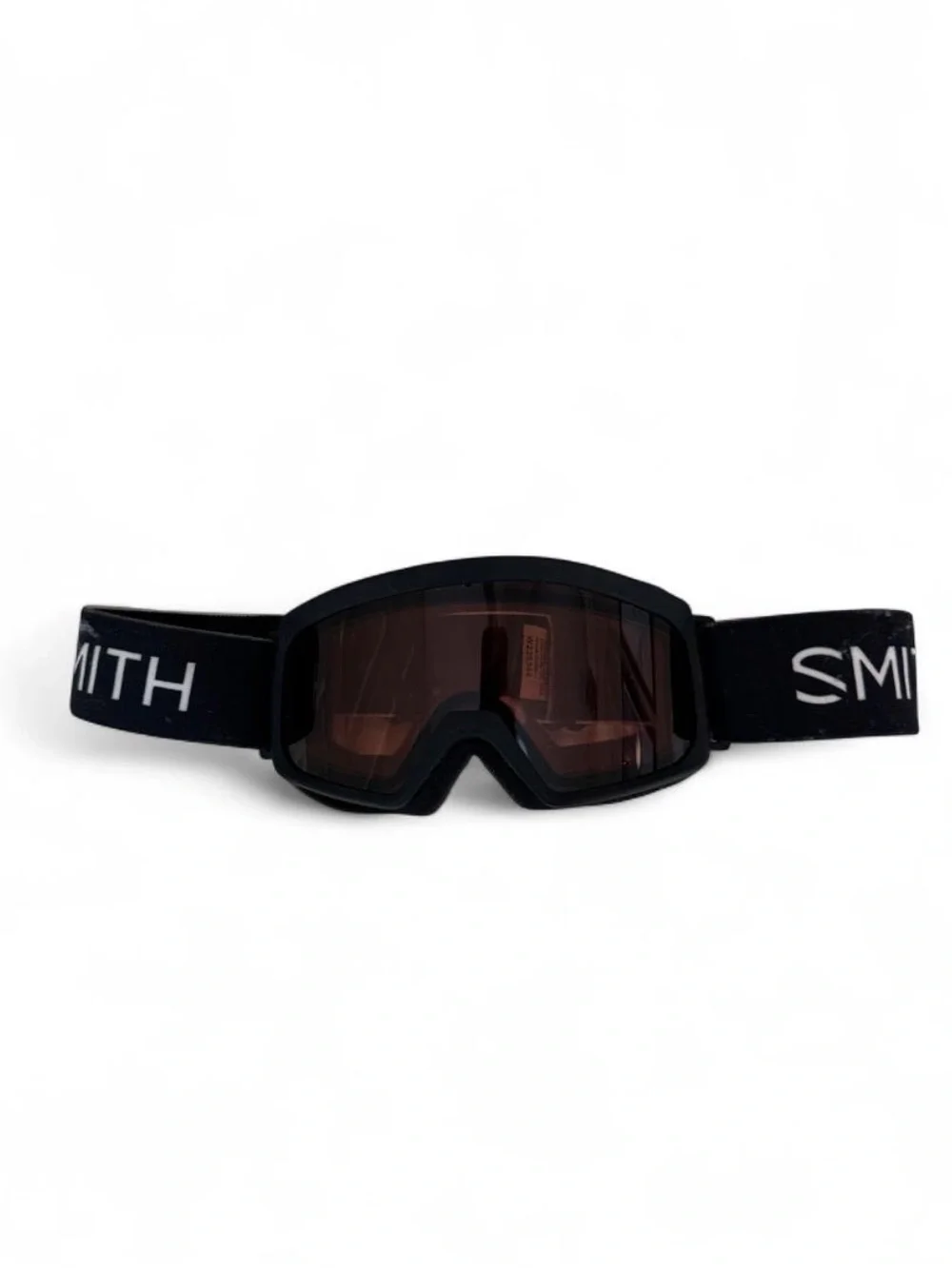 Smith Kids Black Snow Goggles with Rose Tinted Lens